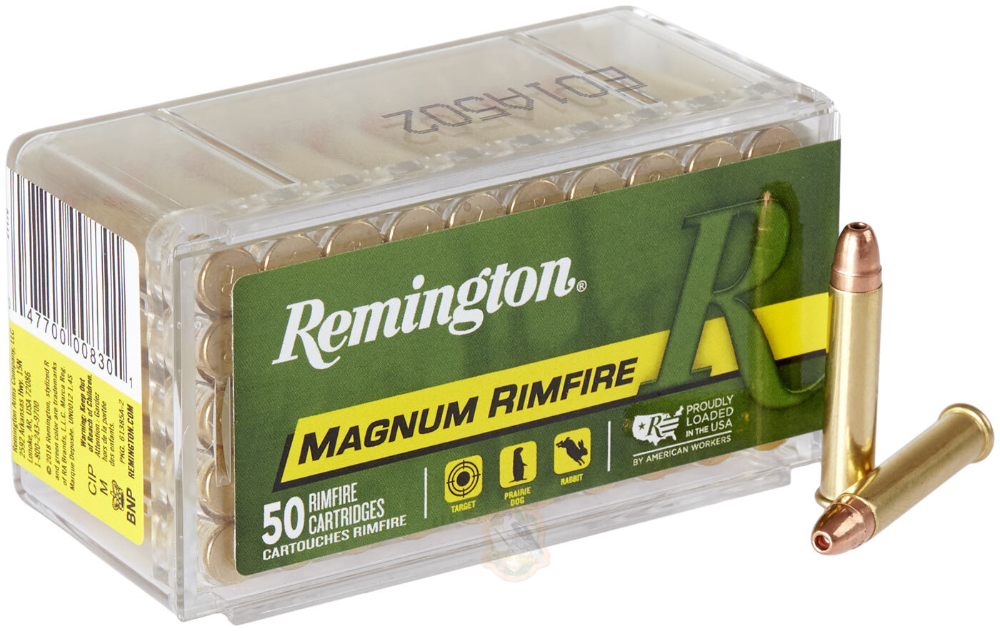 Набій Remington Magnum Rimfire кал .22 WMR куля JHP 40 гр Фото 1