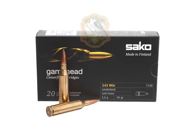 Набій Sako Gamehead SP кал.243Win 5,8 гр Фото 1