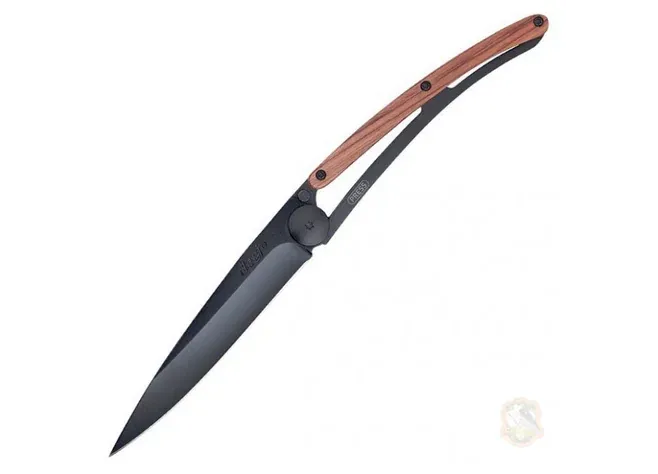 Ніж DEEJO BLACK 37G, CORALWOOD Фото 1