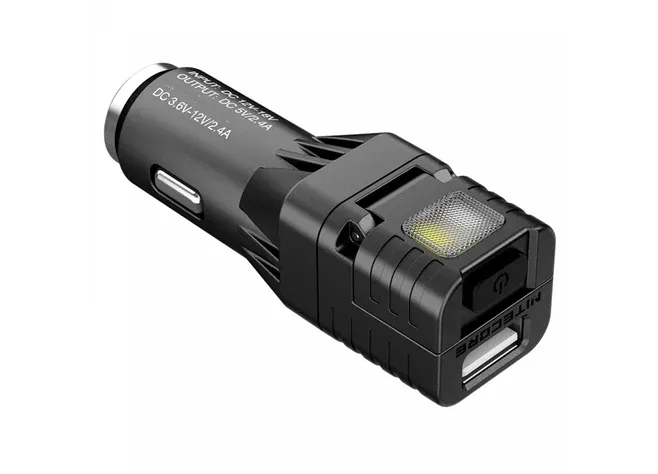 Ліхтар від прикурювача і автомоб. зарядний пристрій Nitecore VCL10 Фото 1