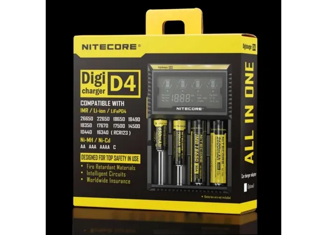 Зарядний пристрій Nitecore D4 чотирьохканальний Фото 2