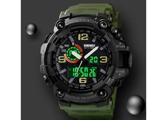 Годинник тактичний SKMEI 1520AG  Black Military Фото 2