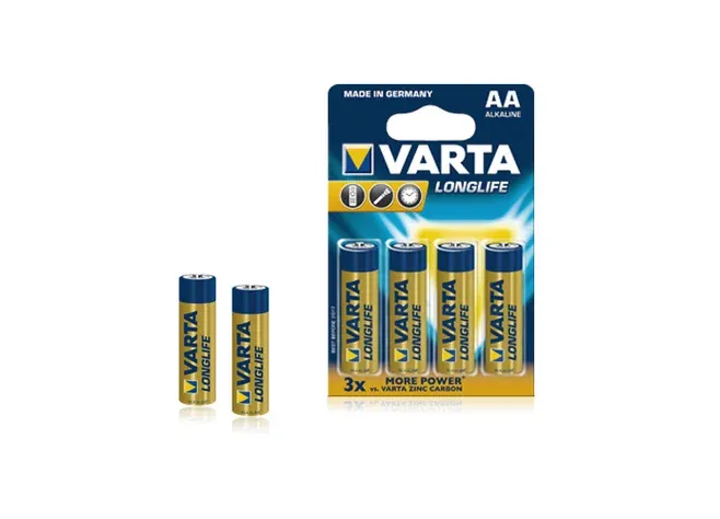 Батарейки VARTA 4106 (LR6) EXTRA LongLife 1х4 Фото 1