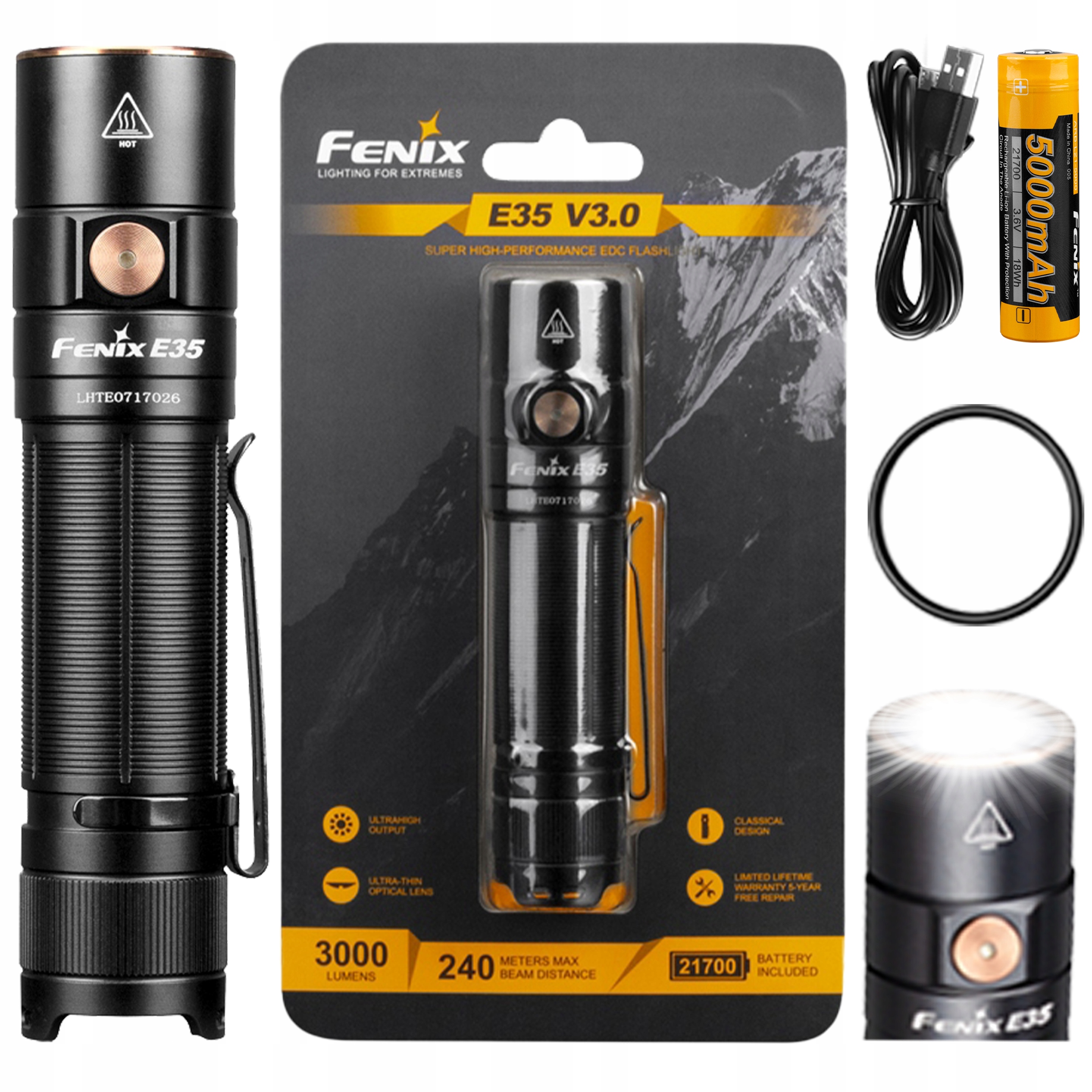 Ліхтар Fenix E35 V3.0 Фото 3