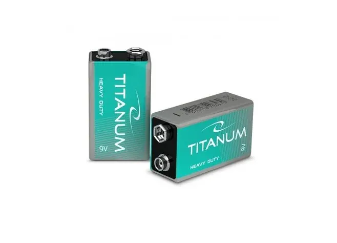 Батарейка Titanum 6F22 SHRINK Крона Фото 1