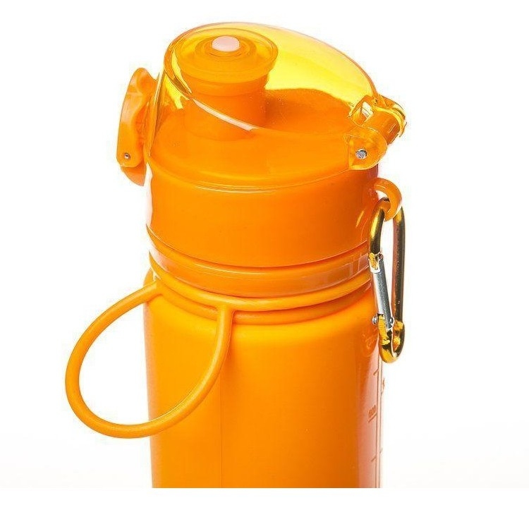 Бутылка силиконовая Tramp 700ml orange Фото 2