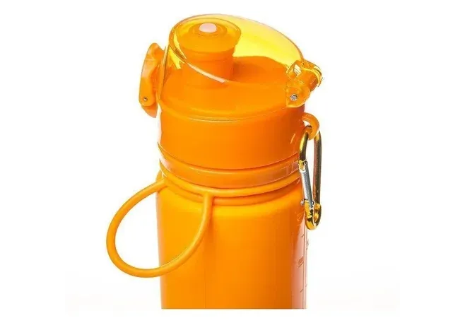 Бутылка силиконовая Tramp 700ml orange Фото 2