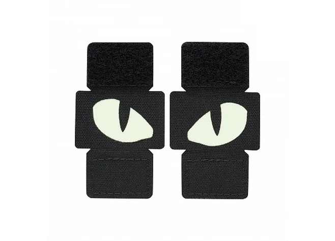 Нашивка M-Tac Tiger Eyes Laser Cut (пара) Black  Фото 1