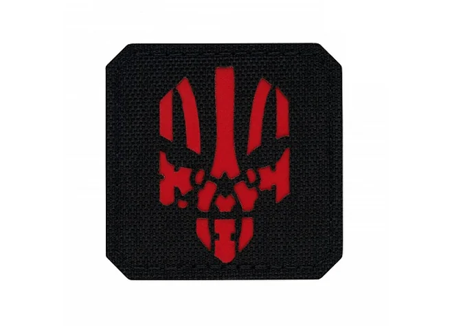 Нашивка M-Tac Месник Laser Cut Black/Red Фото 1