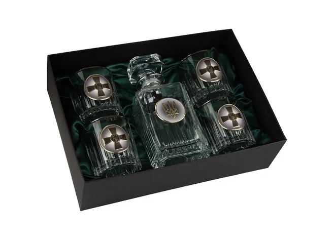 Набір для віскі Boss Crystal ЗСУ B5VSU2PGD Фото 1