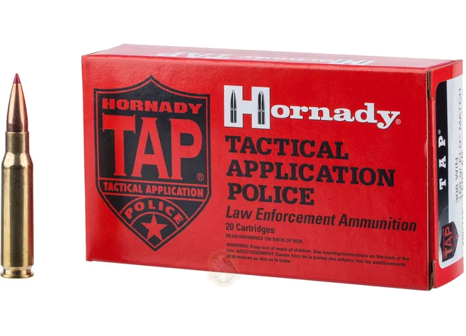 Набій Hornady Law Enforcement кал .308 Win куля ELD-Match TAP AR маса 168 гр (10.9 г) Фото 1