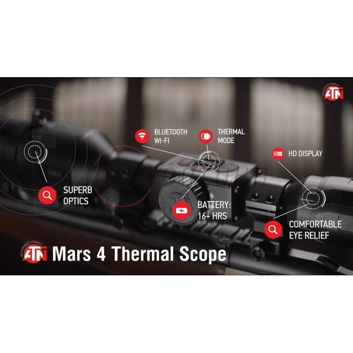Приціл тепловізійний ATN MARS 4 4.5-18x 384x288 Thermal Rifle Scope Фото 2