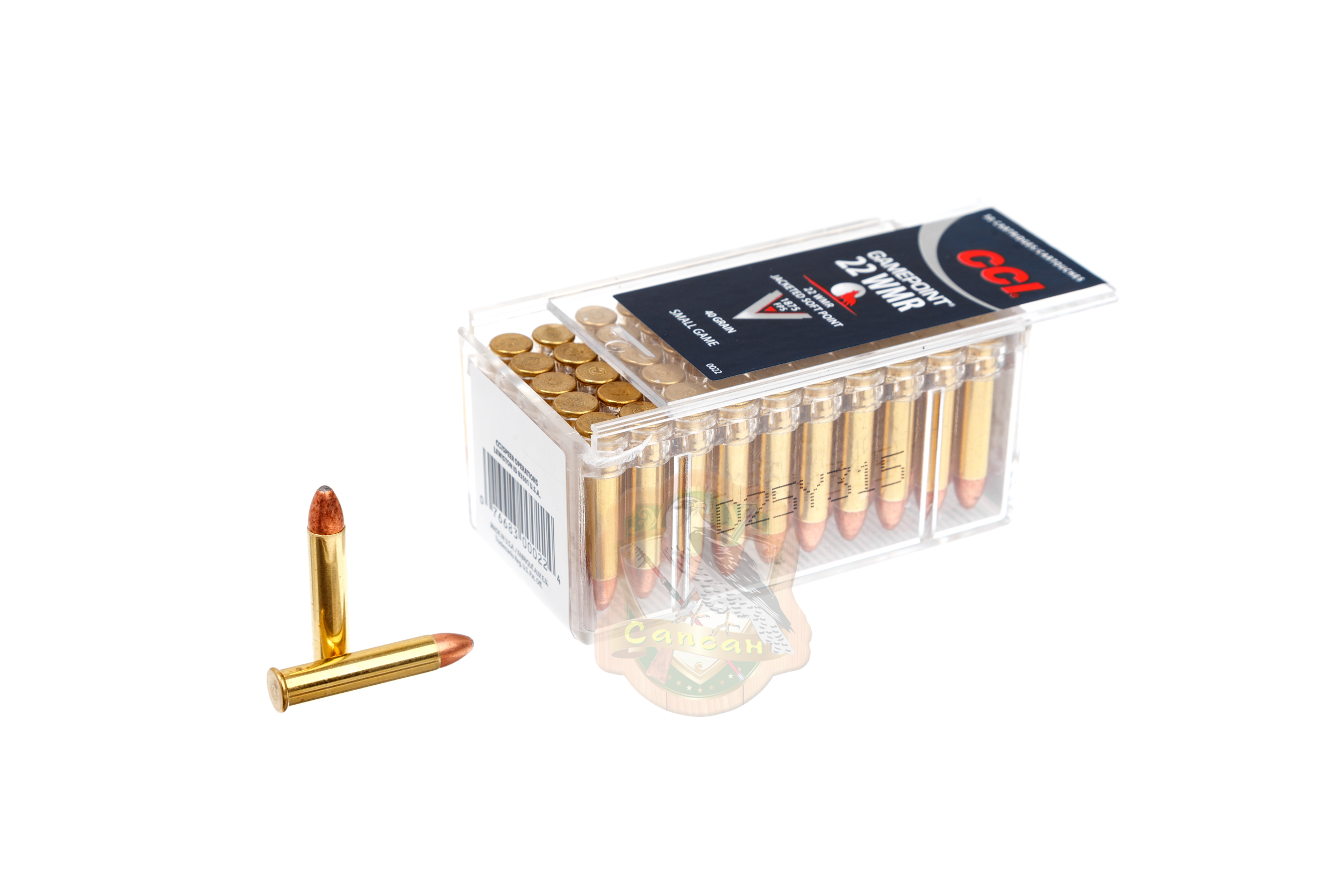 Набій нарізний CCI 22WMR GamePoint JSP 2,6 гр (40GR) Фото 1