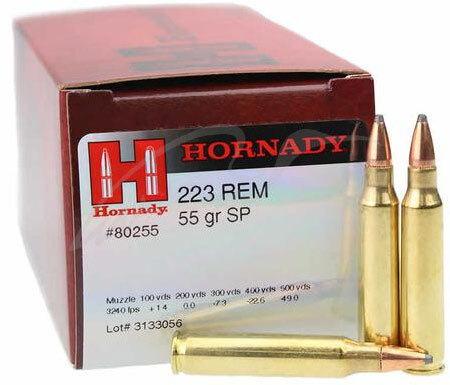 Патрон Hornady кал .223 Rem куля SP маса 55 гран/3,56 г Фото 1