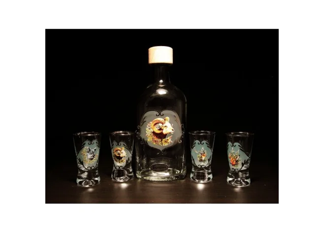 Набор Jagerglass Бутылка+стаканы для ликера 4 шт. М67 Фото 1