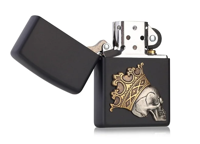 Запальничка  Zippo King Skull Фото 2