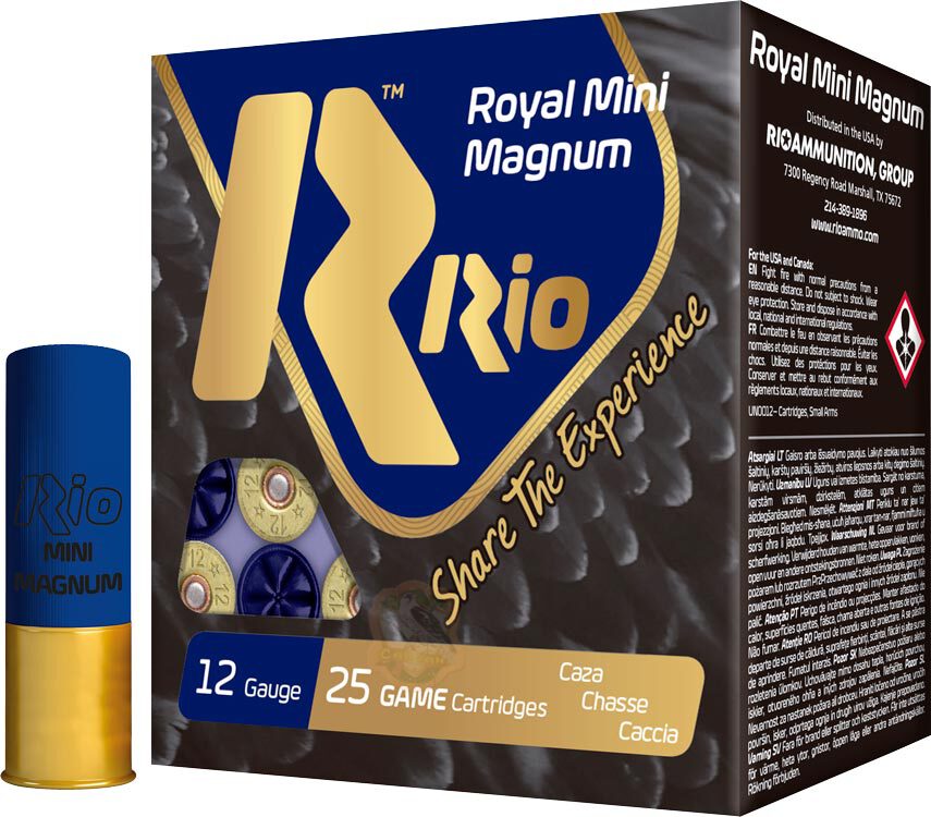 Патрон RIO MiniMagnum NEW кал. 12/70 дробь №00 42 г Фото 1