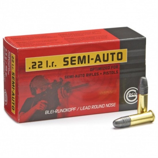 Патрон GECO Semi-Auto кал .22 LR куля BR маса 40 гр (2.6 м) Фото 1