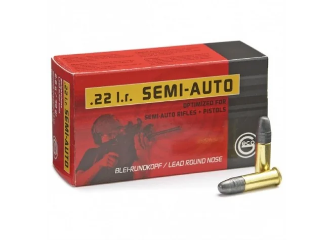 Патрон GECO Semi-Auto кал .22 LR куля BR маса 40 гр (2.6 м) Фото 1