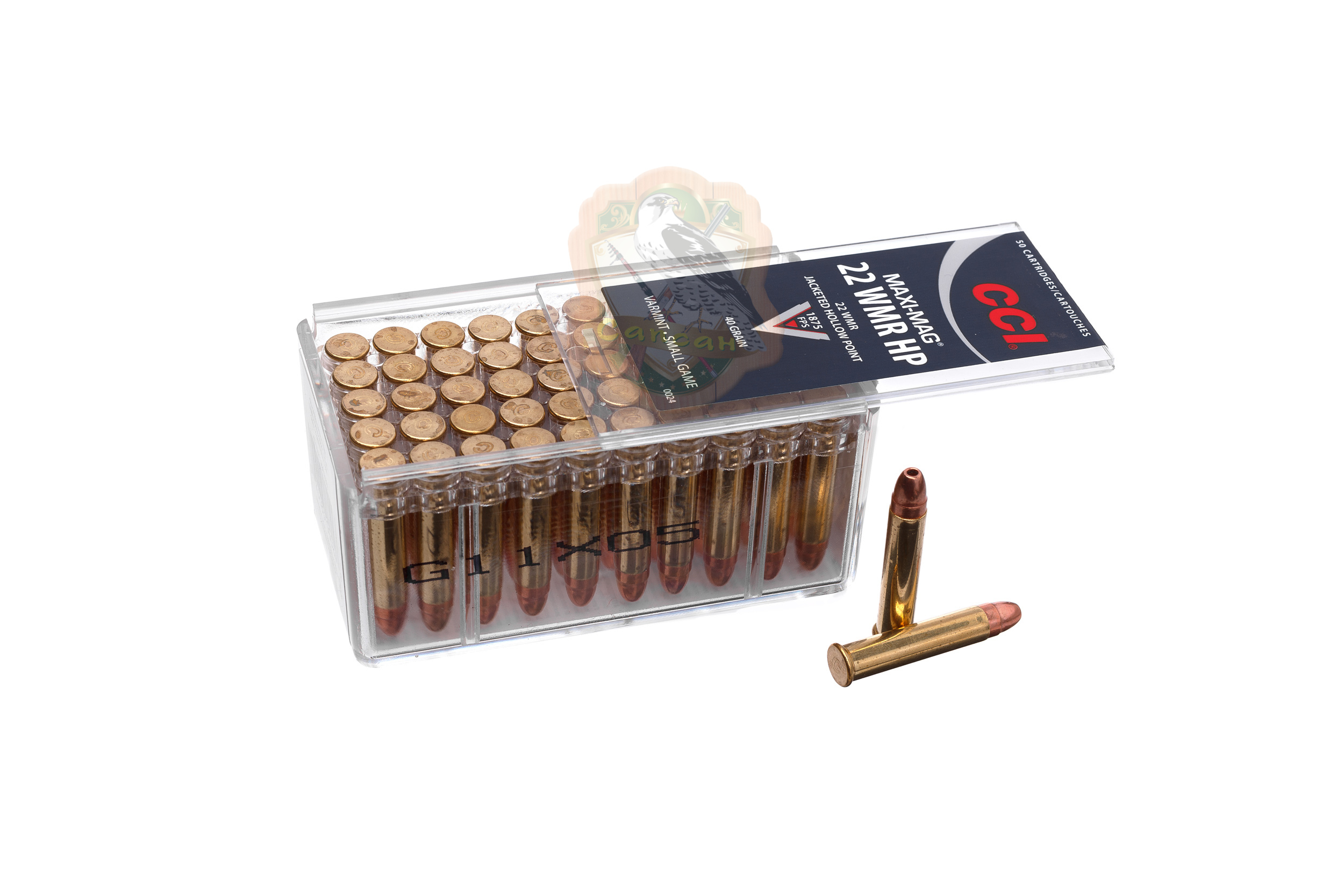 Набій нарізний CCI Maxi-Mag AMMO HP 22WMR 2,6 гр (40GR) Фото 1