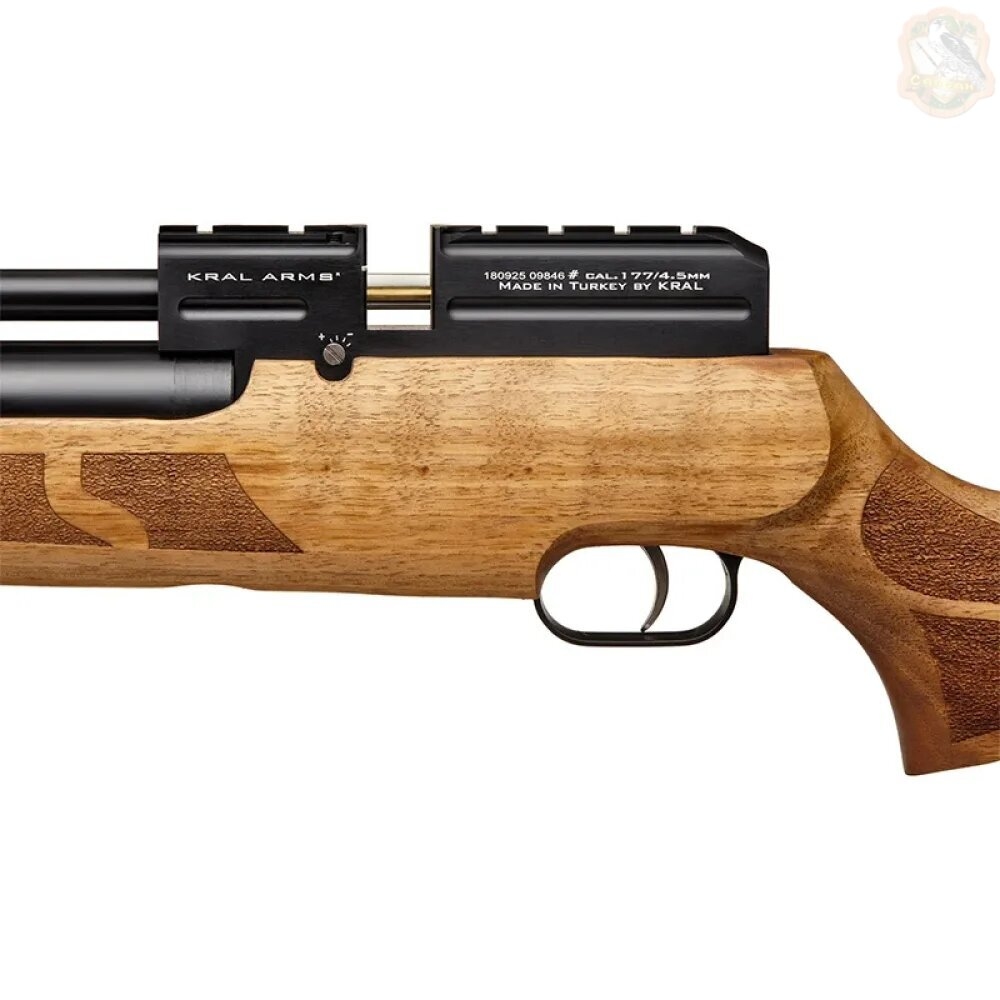 Гвинтівка пневматична Kral Puncher Mega Wood PCP 4,5 мм Фото 2