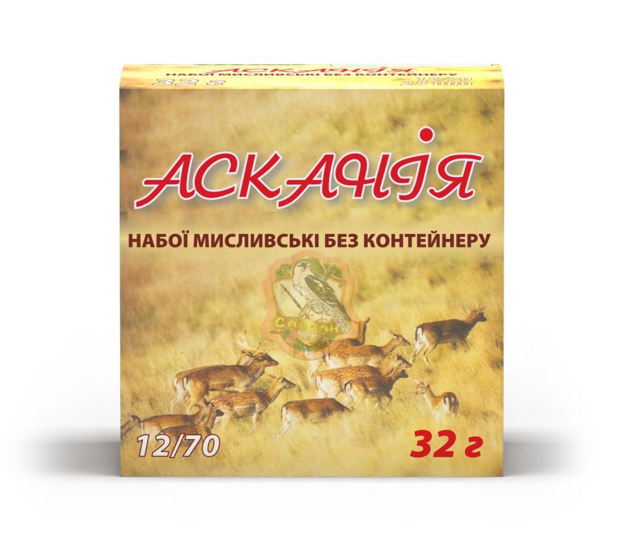 Набій Тахо "Асканія" кал. 12х70 №000 32г Фото 1