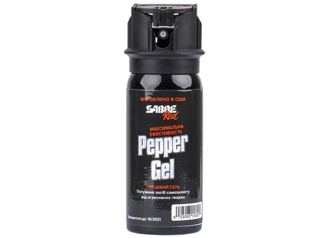 Газовий балончик Sabre Red Tactical Gel гелевий. Обсяг - 53 мл Фото 1