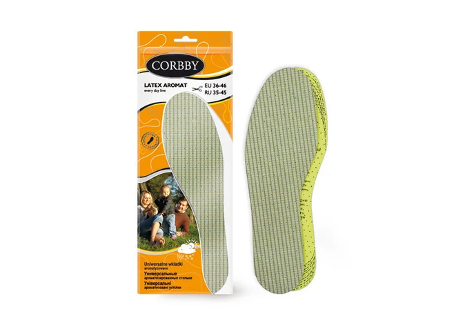 Ароматизовані устілки для взуття Latex Aromat Corbby Фото 1