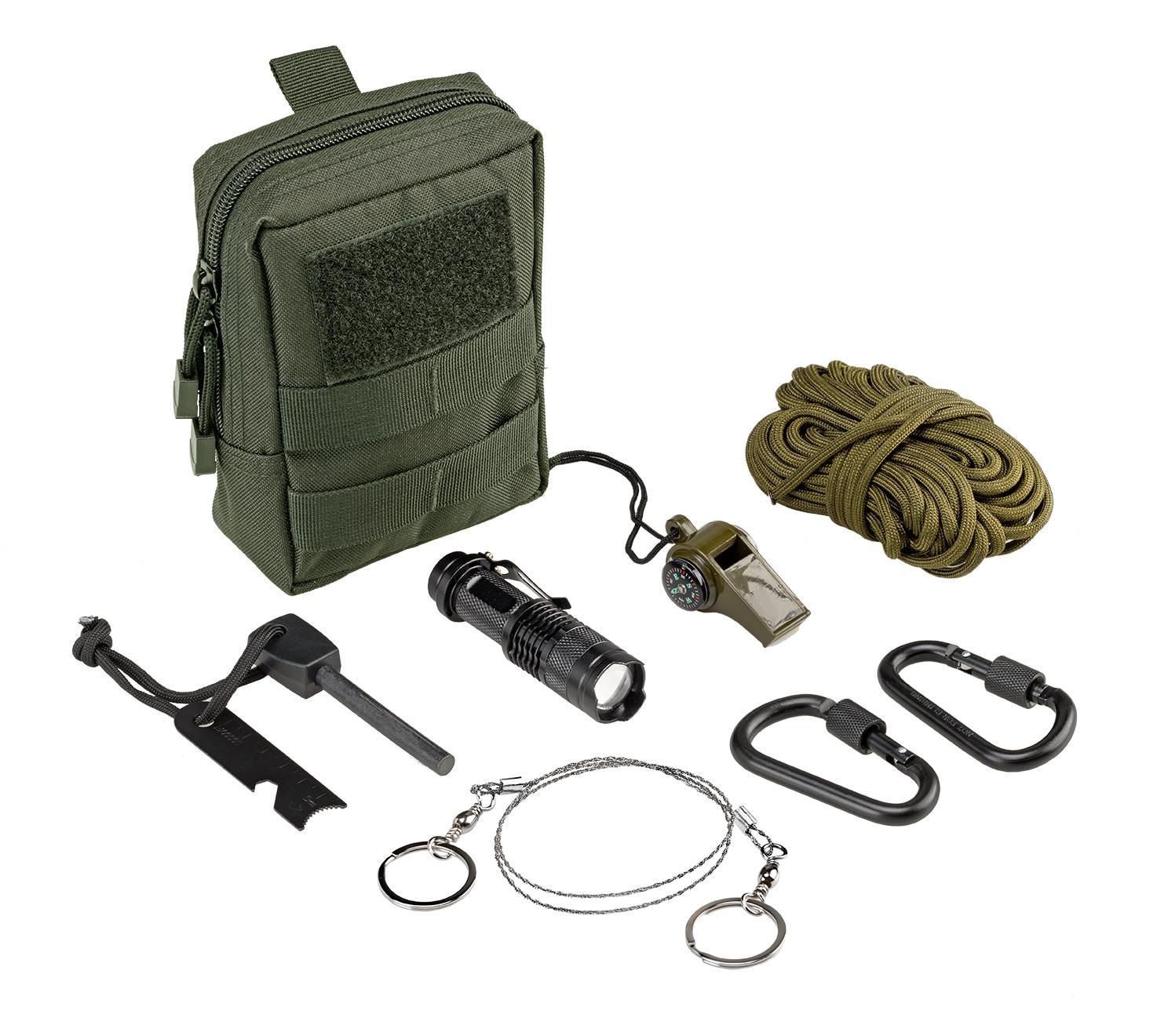 Набір для виживання Defcon 5. Survival Kit Pouch. Олива Фото 1