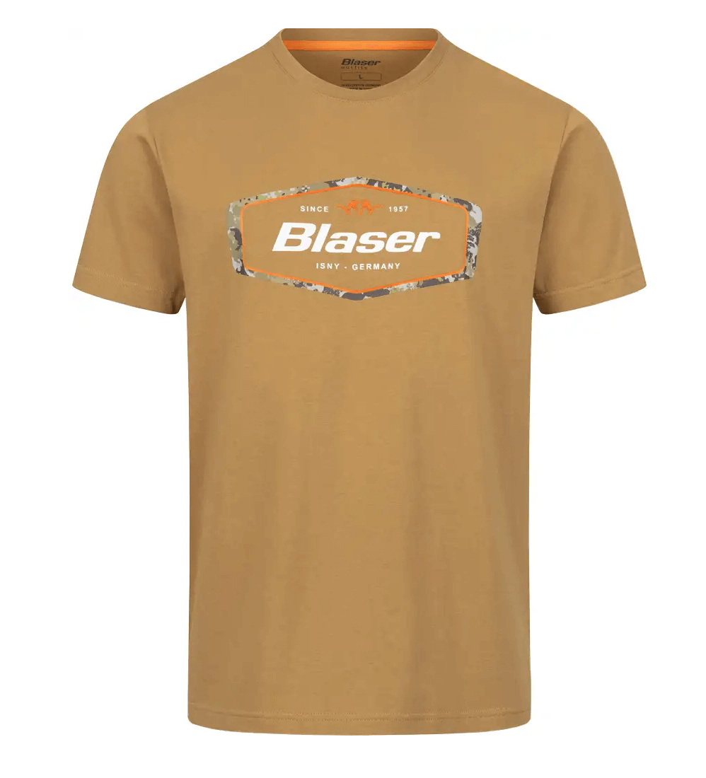 Футболка Blaser Active Outfits Badge T 24 Пісочний Фото 1