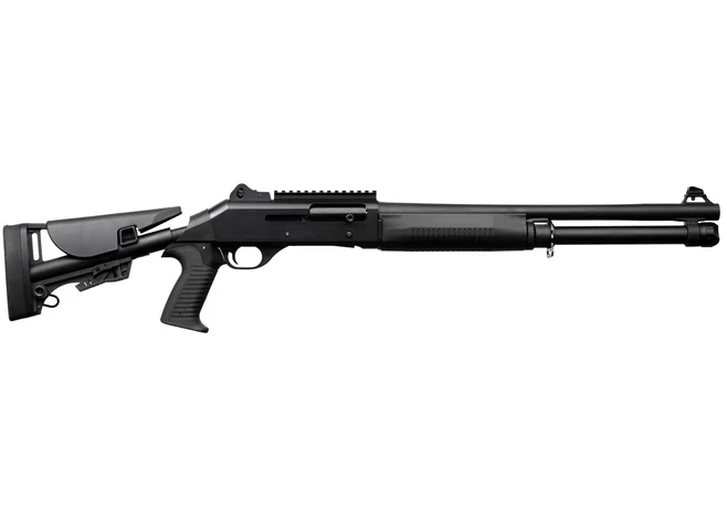 Рушниця TAC-12 Black 12 кал. 18,5" Telescopic Stock з чохлом Фото 1