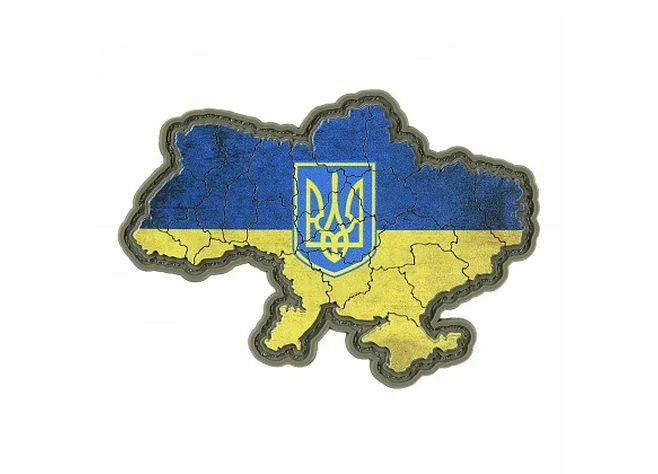 Нашивка M-Tac Україна з гербом жовто-синя Фото 1