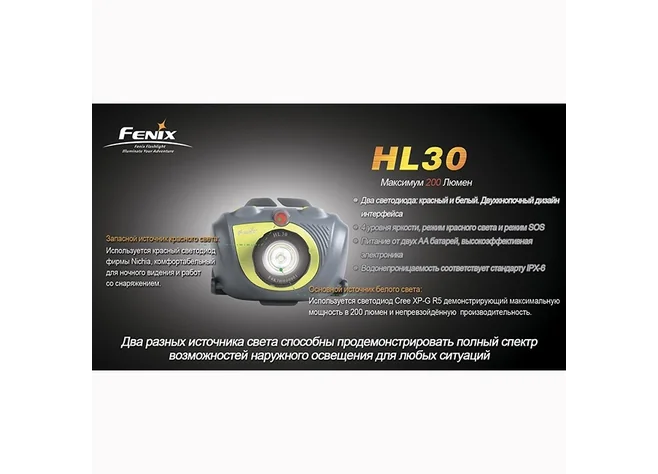 Ліхтар "Fenix" HL 30 Фото 3