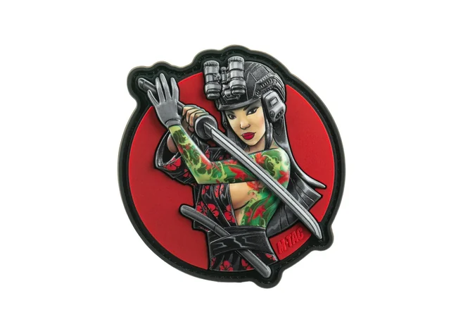 Нашивка M-Tac Tactical Girl N3 Водограй Green PVC Фото 1