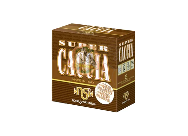 Набій NOBEL SUPER CACCIA 38гр 12/70 № 4/0 Фото 1