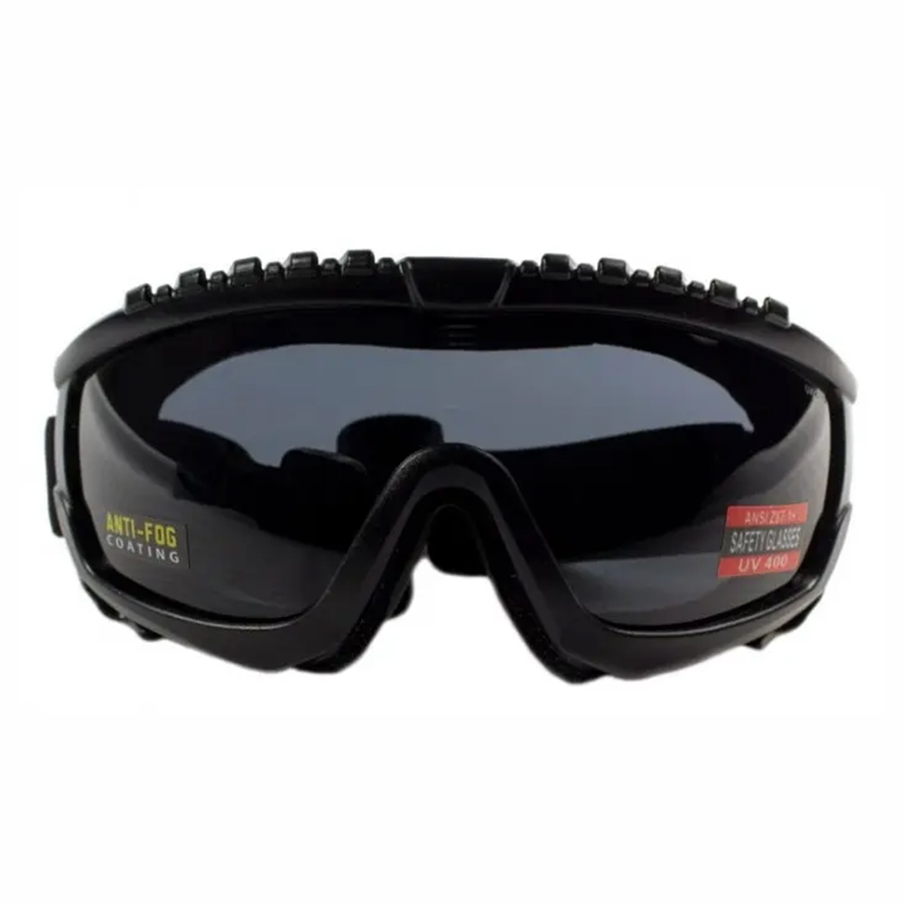 Окуляри Global Vision Ballistech-1 (smoke) Anti-Fog, чорні 1БАЛ1-20 Фото 1