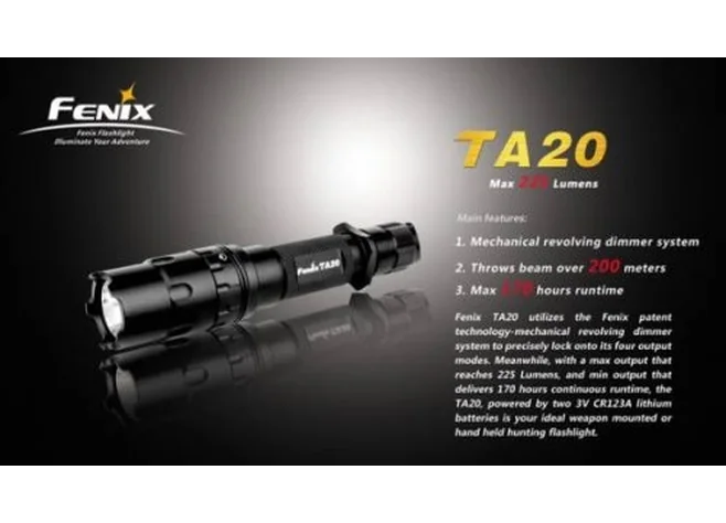 Ліхтар "Fenix" TA20 Premium Q5 Фото 2
