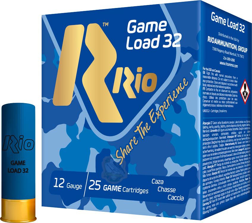 Набій RIO Game Load-32 NEW кал. 12/70 дріб №0000 32 г Фото 1