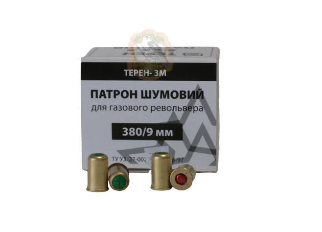 Набій холостий для револьвера Еколог Терен-3М кал. 9 мм Фото 1