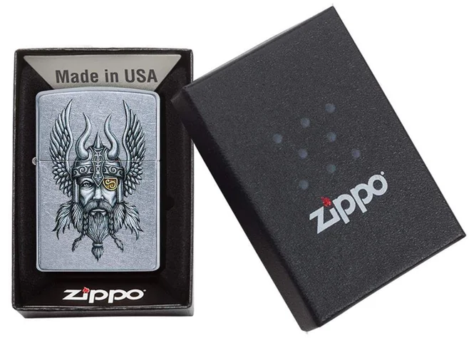 Запальничка Zippo 207 Viking Warrior Design Фото 2