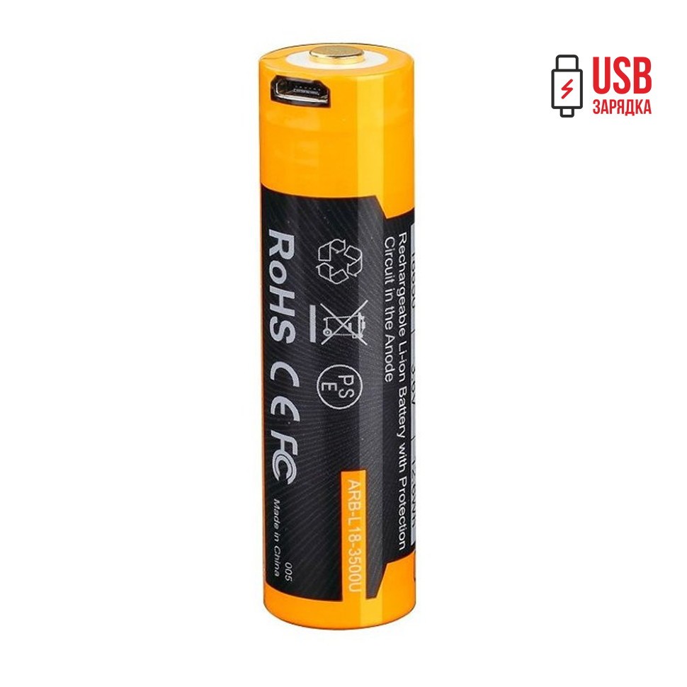 Аккумулятор FENIX 18650 ARB-L18-3500U (3500 MAH) Фото 1