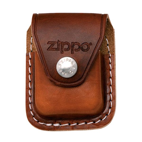 Чохол Zippo LPCB коричневий з кліпсою Фото 1