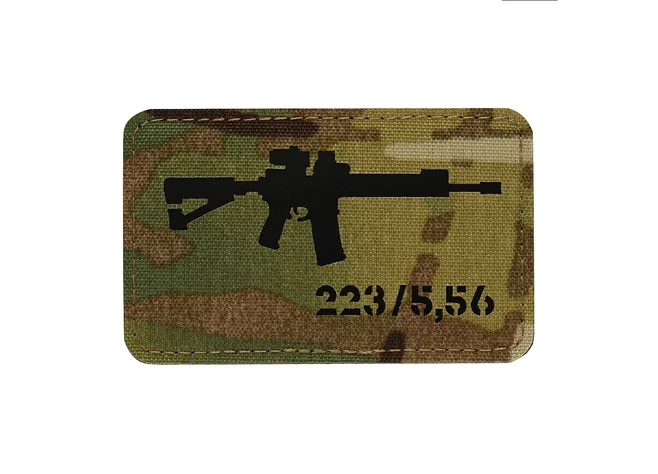 Нашивка M-Tac AR-15 223/5.56 Laser Cut Multicam/Black Фото 1