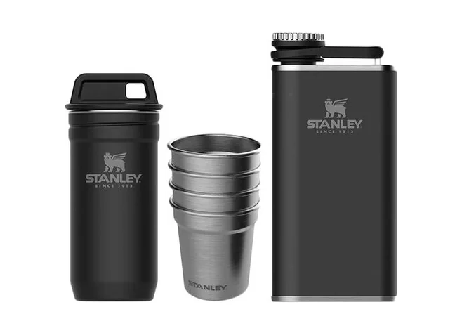 Набор 2 фляги + рюмки Stanley Adventure Matte Black Фото 1