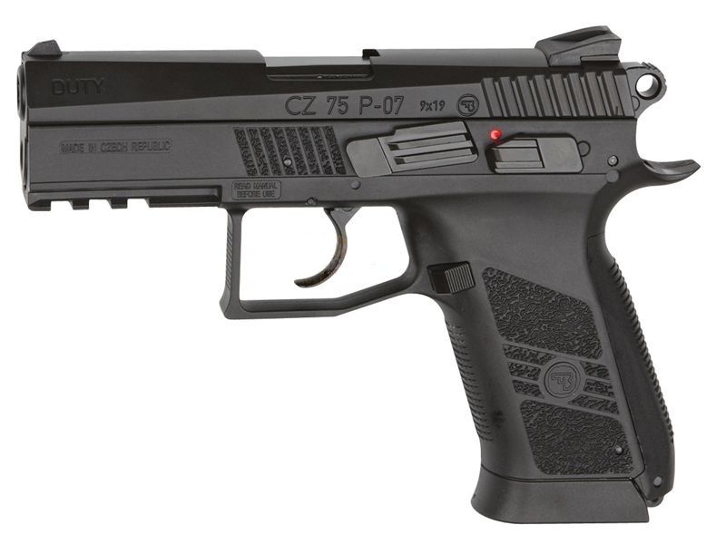 Пистолет пневматический ASG CZ 75 P-07 Duty. BB кол. 4.5 мм Фото 1