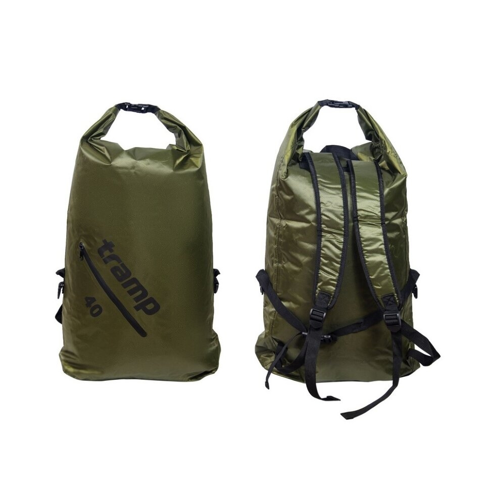Герморюкзак Tramp Diamond Rip-Stop 40л olive Фото 2