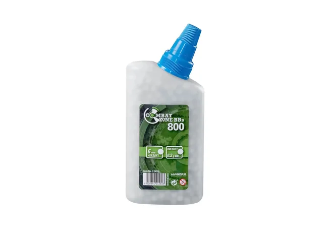 Страйкбольні кульки Umarex Combat Zone BB 6 мм 0,20 г. White Фото 1