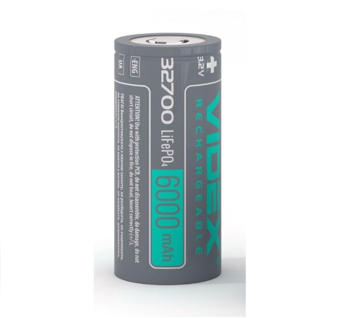 Акумулятор Videx LiFePO4 32700 6000 mAh Фото 1