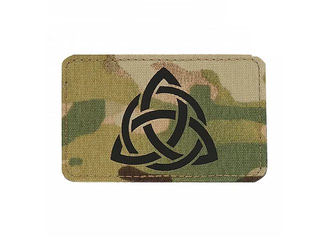Нашивка M-Tac Трикветр Laser Cut Multicam/Black  Фото 1