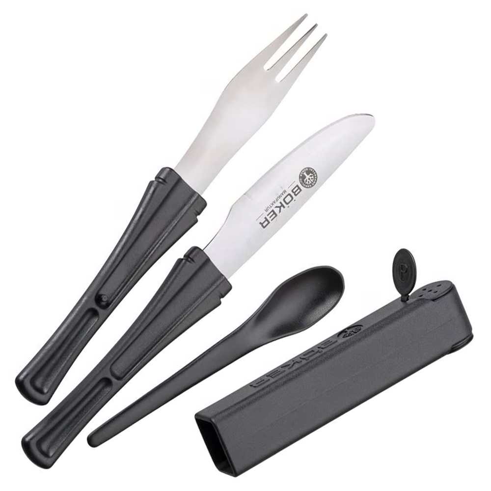 Набор Boker Snac Pac (нож,вилка,ложка) Фото 1